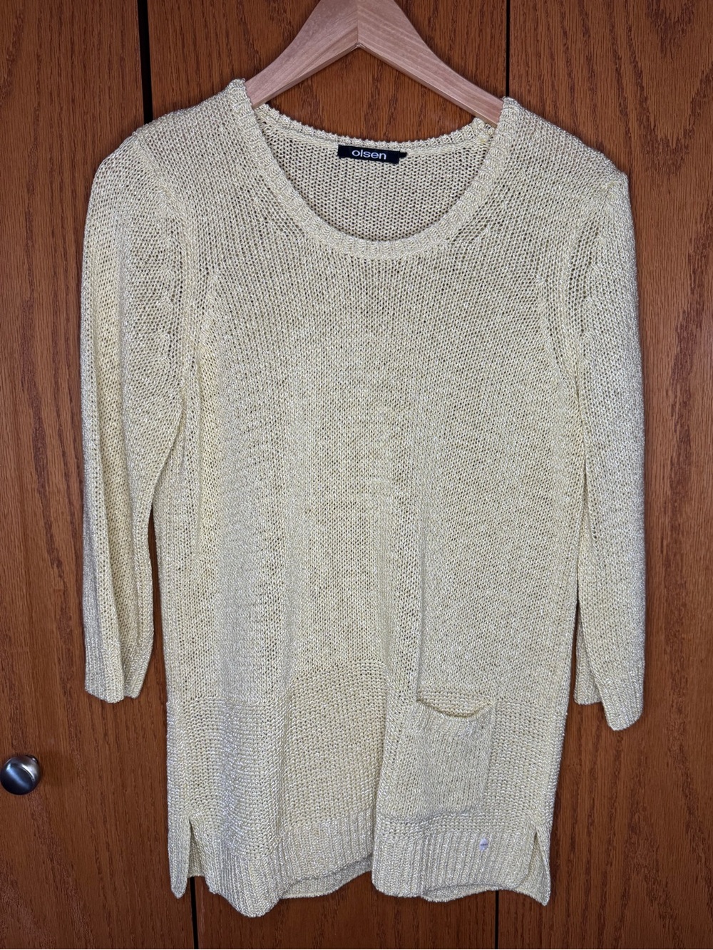 Women’s butter yellow Knit Sweater